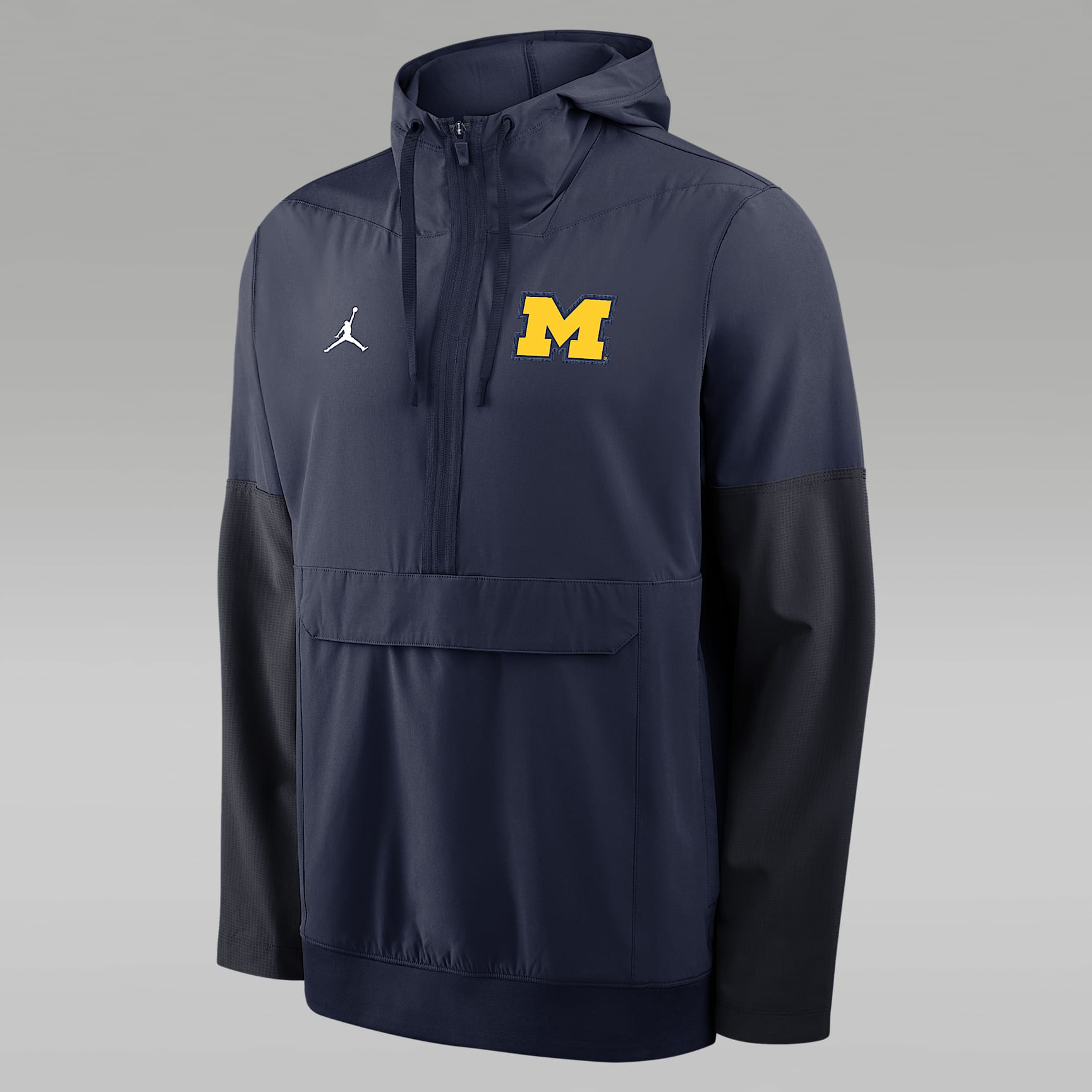 Michigan Anorak Men's Jordan Brand College 1/2-Zip Hooded Jacket